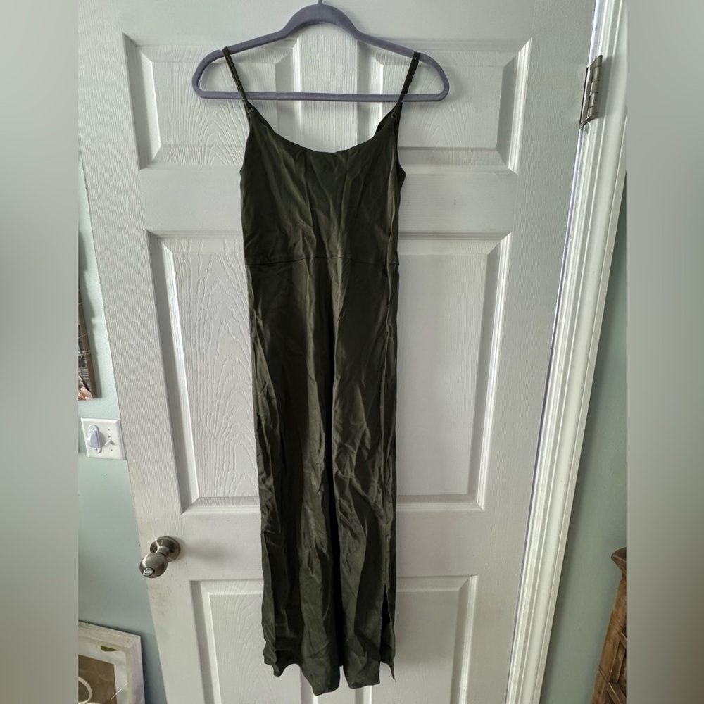 Anthropologie Green Maxi Dress